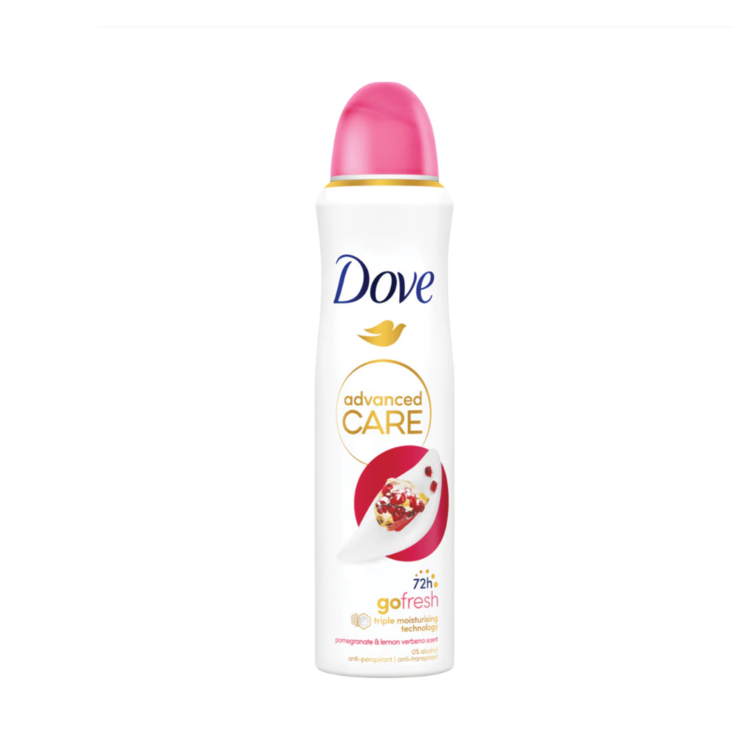 Deodorant antiperspirant Dove Advanced Care Go Fresh Pomegranate, 150 ml, protectie 48h