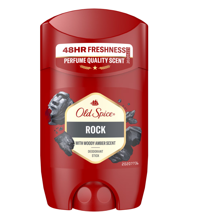 Old Spice Rock Deodorant Stick Woody Amber 50 ml
