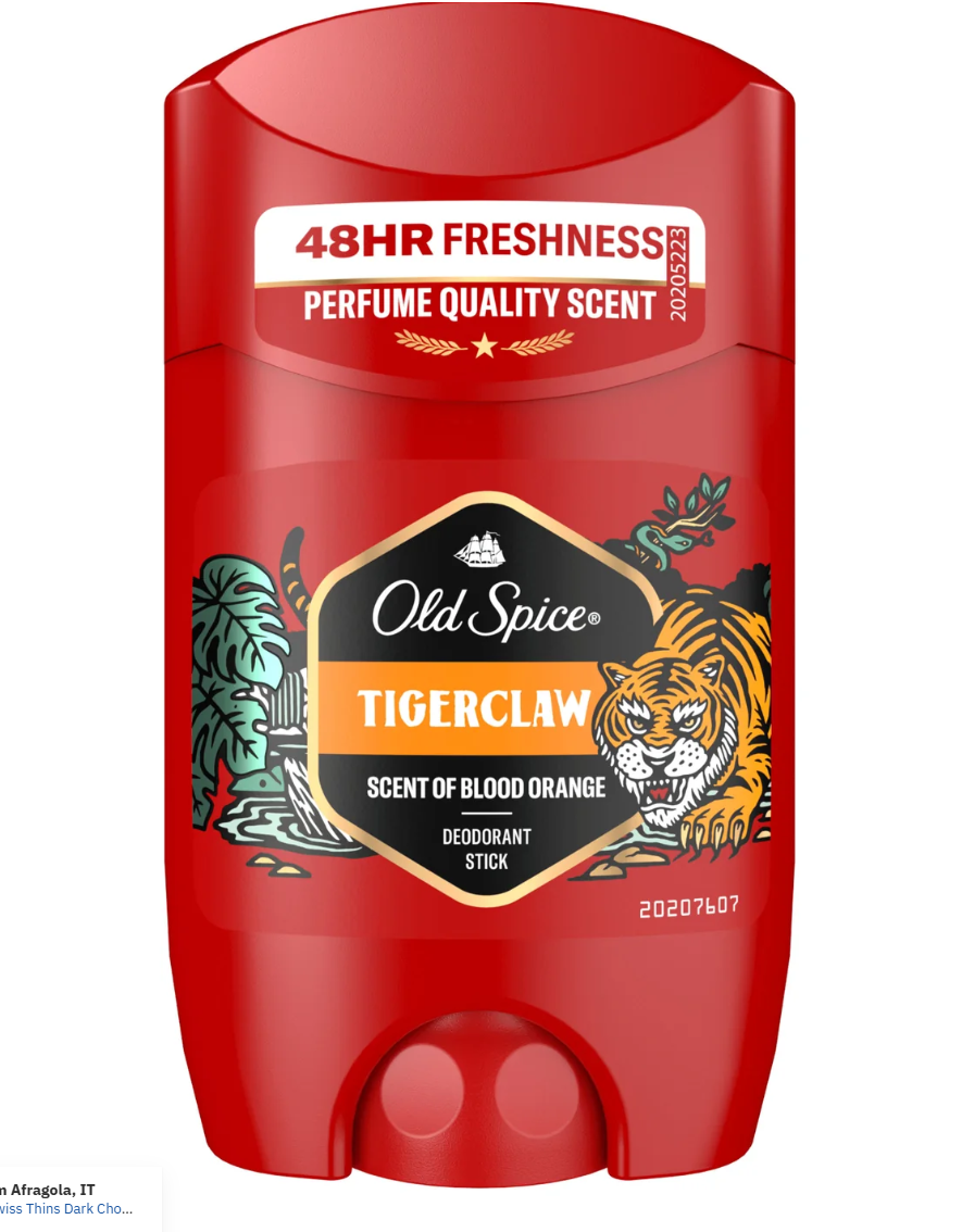 Old Spice Tigerclaw Deodorant Stick Blood Orange 50 ml