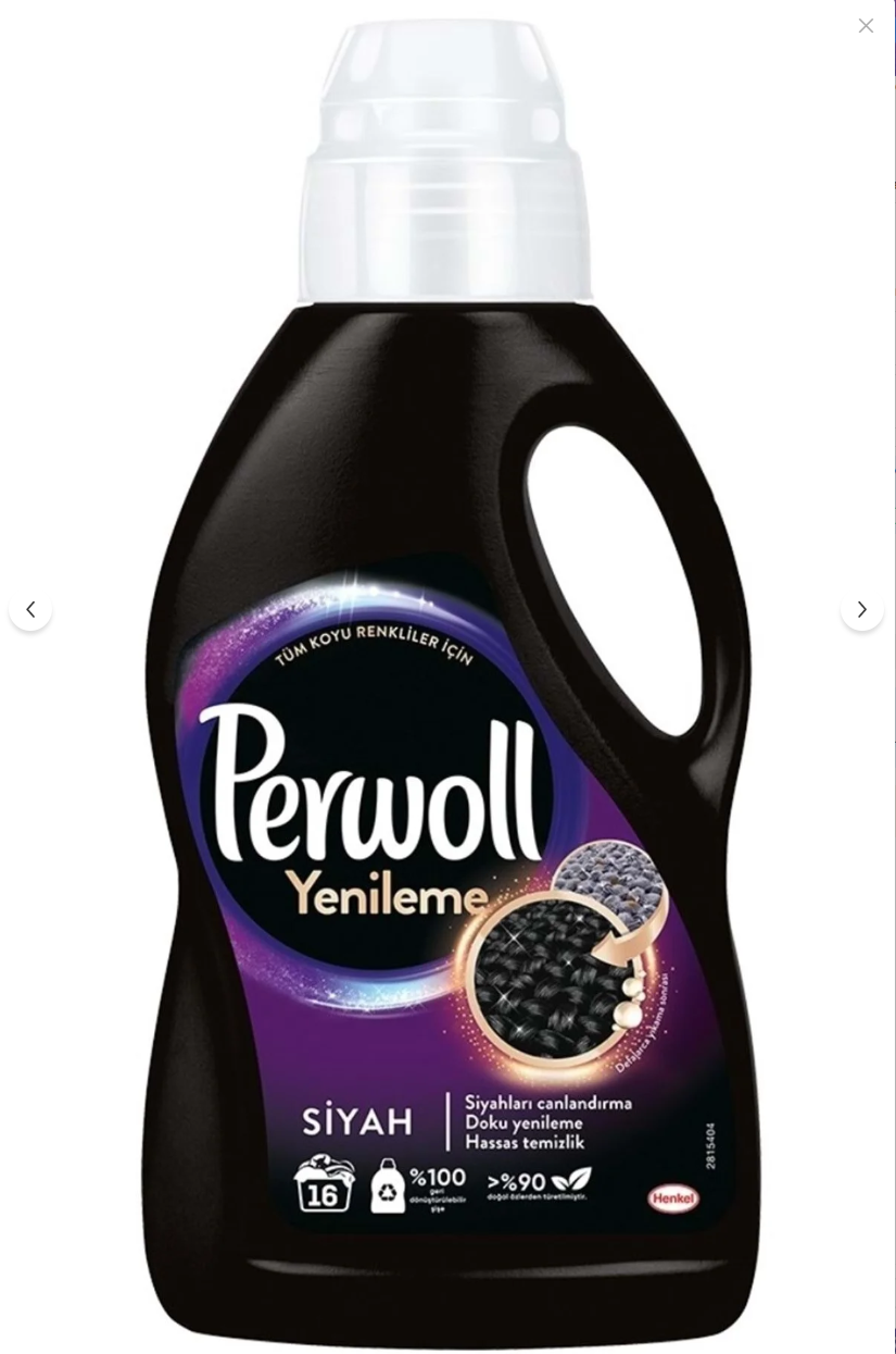 Perwoll Yenileme Siyah detergent lichid pentru rufe negre, 1,49L