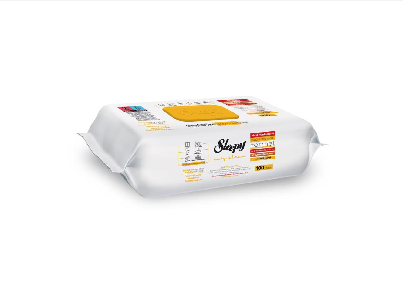 Sleepy Easy Clean eucalipt servetele umede multisuprafete, 100 buc