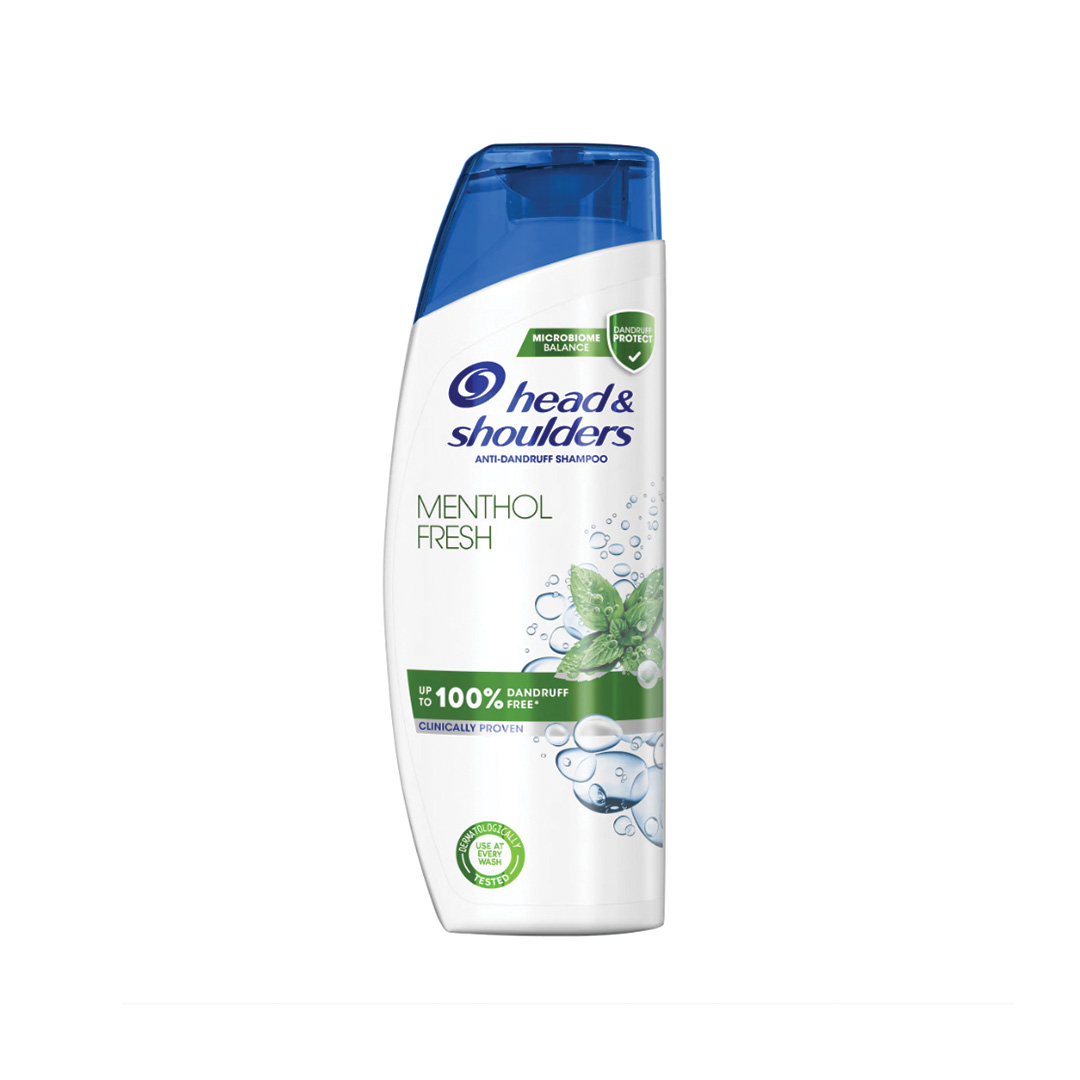 Sampon pentru par Head & Shoulders Menthol, 330ml, anti-matreata, unisex, reciclabil